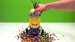 Learn Colors With Giant Minions M&Ms for Kids Toddlers and Children Funny Big Minions