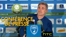 Conférence de presse Chamois Niortais - Red Star  FC (2-3) : Denis RENAUD (CNFC) - Claude ROBIN (RED) - 2016/2017