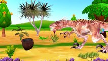 Dinosaurs Vs King Kong Finger Family | Dinosaurs Cartoon For Children Nursery Rhymes Collection