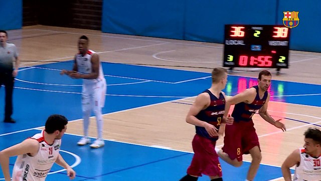 [HIGHLIGHTS] BASKET (LEB Or): FC Barcelona Lassa B - Araberri (78-70)