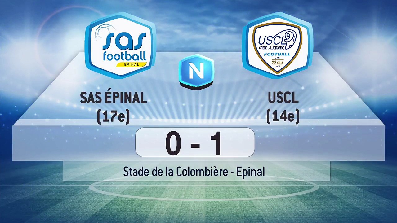 J23  SAS Epinal - USCL (0-1) le résumé
