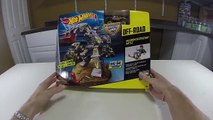 FUNNY HOT WHEELS MONSTER JAM CRASH FUN MAX D BATTLE Play Set- Opening Toys & Playing