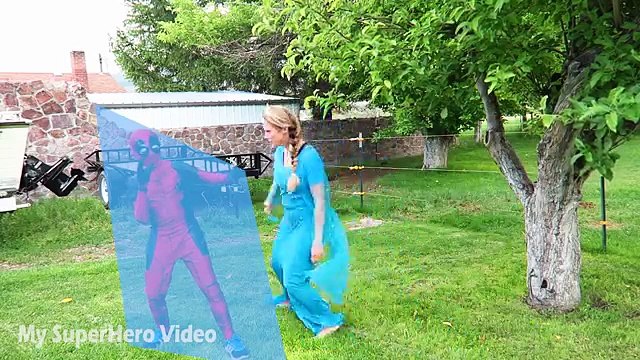 Spider-man vs JOKER UGLY FROZEN ELSA TURNS RAINBOW FACE Spidergirl & Superman HARLEY QUINN