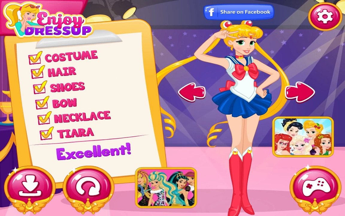 Disney Cosplay Challenge - Disney Princesses Dress Up Game