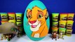 GIANT SIMBA Surprise Egg Play Doh - The Lion King Toys Disney POP TMNT Adventure Time