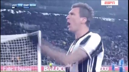Mario Mandzukic Goal vs Empoli (1-0)