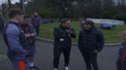 Chelsea boss Conte meets Eddie Jones
