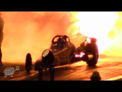 DRAG FILES: 2015 IHRA Spokane Nitro Jam Part 8 ( Jet Dragster Final Qualifying)
