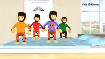 Five Little Monkeys Jumping on the Bed Nursery Rhyme | 3D Animation | Nursery Rhymes for Children
