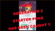 Pokemon GO 1st Generation 2 Starter Pokemon Caught   The Rare Poke That Ran Away