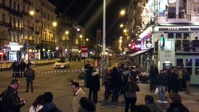 L'Ancienne Belgique évacuée (images: Belga)