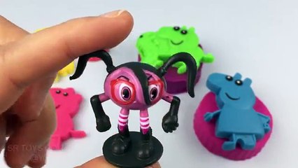 Играть doh peppa свинья с красивыми сюрприз игрушки