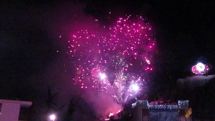 Feu artifice Auron 80 ans