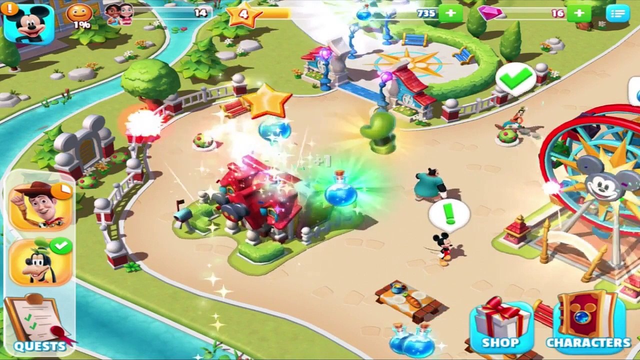Disney Magic Kingdom Build Goofys Playhouse Funny Game for Little Kids