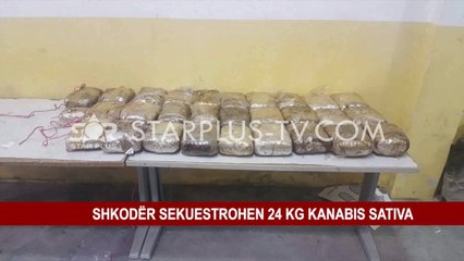 SHKODËR SEKUESTROHEN 24 KG KANABIS SATIVA