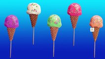 Mega Sweets Finger Family 3D Nursery Rhyme Collection - Ice Cream Lollipops Finger Family