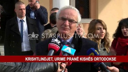 KRISHTLINDJET, URIME PRANË KISHËS ORTODOKSE