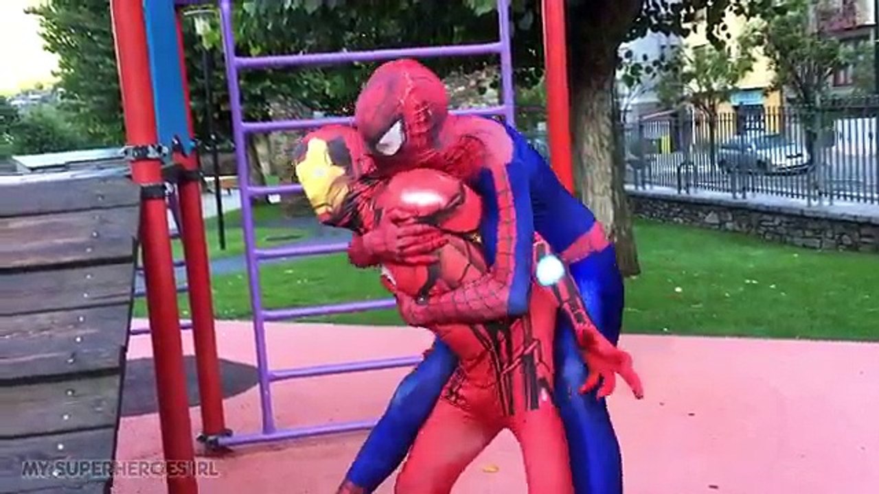 Captain America VS Iron Man - Rematch Battle Versus - My Superheroes IRL