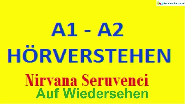 Deutsch Lernen | Hörverstehen A1 A2 | Auf Wiedersehen | Teil 3 |