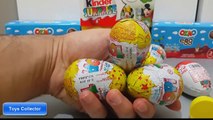 Giant Princess Kinder Surprise Eggs Disney Frozen Elsa Anna Minnie Mickey Play-Doh Huevos