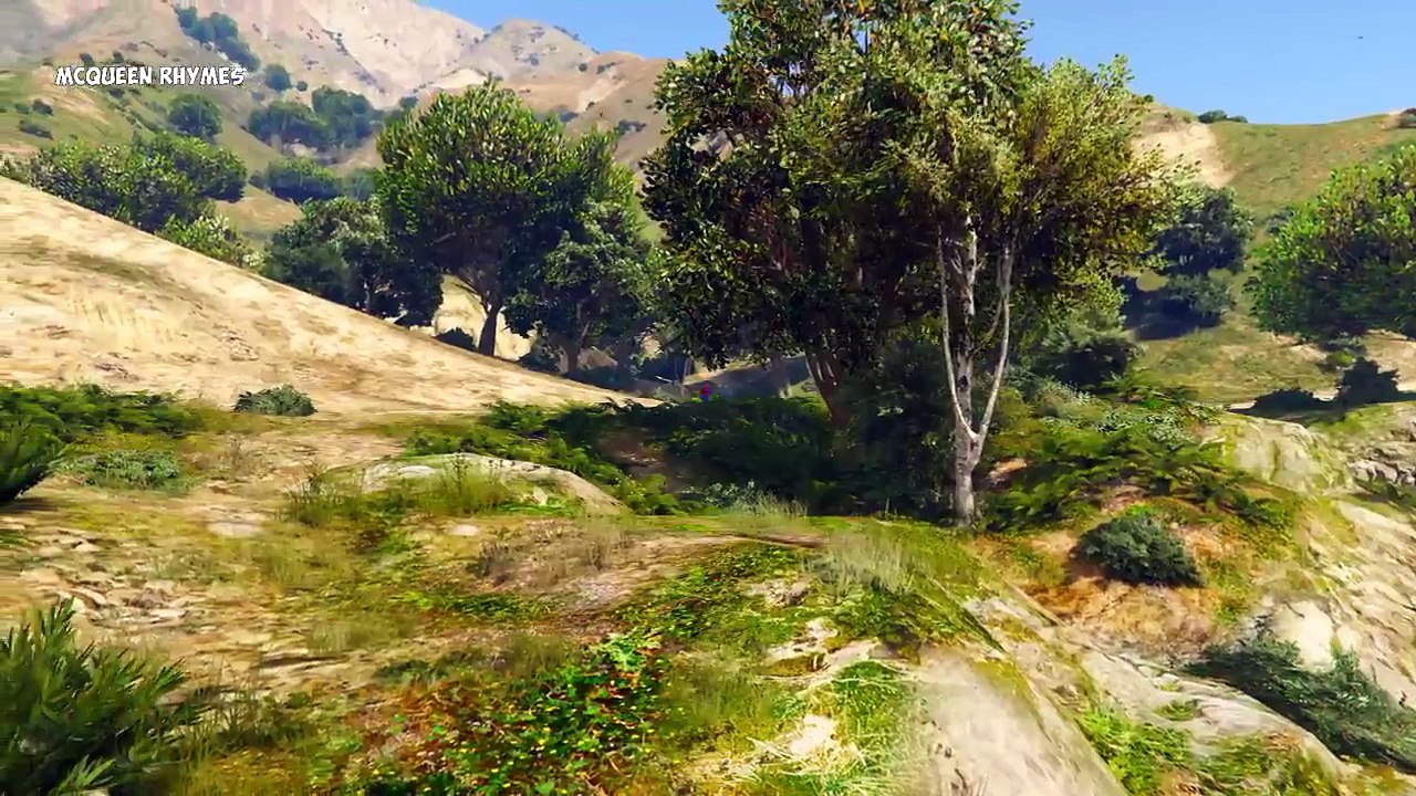 Comptines bébé - Dessin animé francais. Vélo-Quad et voitures colorées, Spiderman McQueen