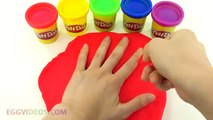 Play Doh Superhero Learning Colors for Children Body Paint Finger Family Nursery Rhymes Co