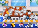 мультик игра про машинки - оранжевый грузовик моем машинку / orange truck my car