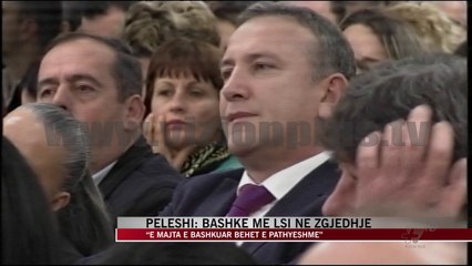 Peleshi: Bashkë me LSI në zgjedhje - News, Lajme - Vizion Plus
