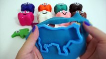 Jugar y Aprender los Colores con Play Doh Estrellas de la Cara Sonriente de la Diversión para los Niños