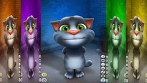 Learn Colors with Talking Tom Colours | 5 Litttle Monkeys Jumping On The Bed | Kids Nursery Rhymes