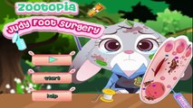 Disney Zootopia - Judy Foot Surgery - Zootopia Full Cartoon Game Episode for Kids