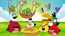 Angry Birds Páginas para Colorear Para Aprender los Colores de Angry Birds Seasons y el Espacio para Colorear Bo