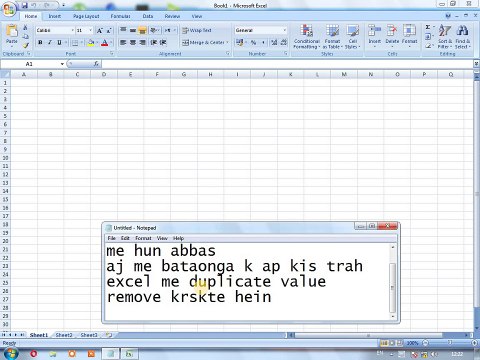 How To Remove Duplicate Value in Excel
