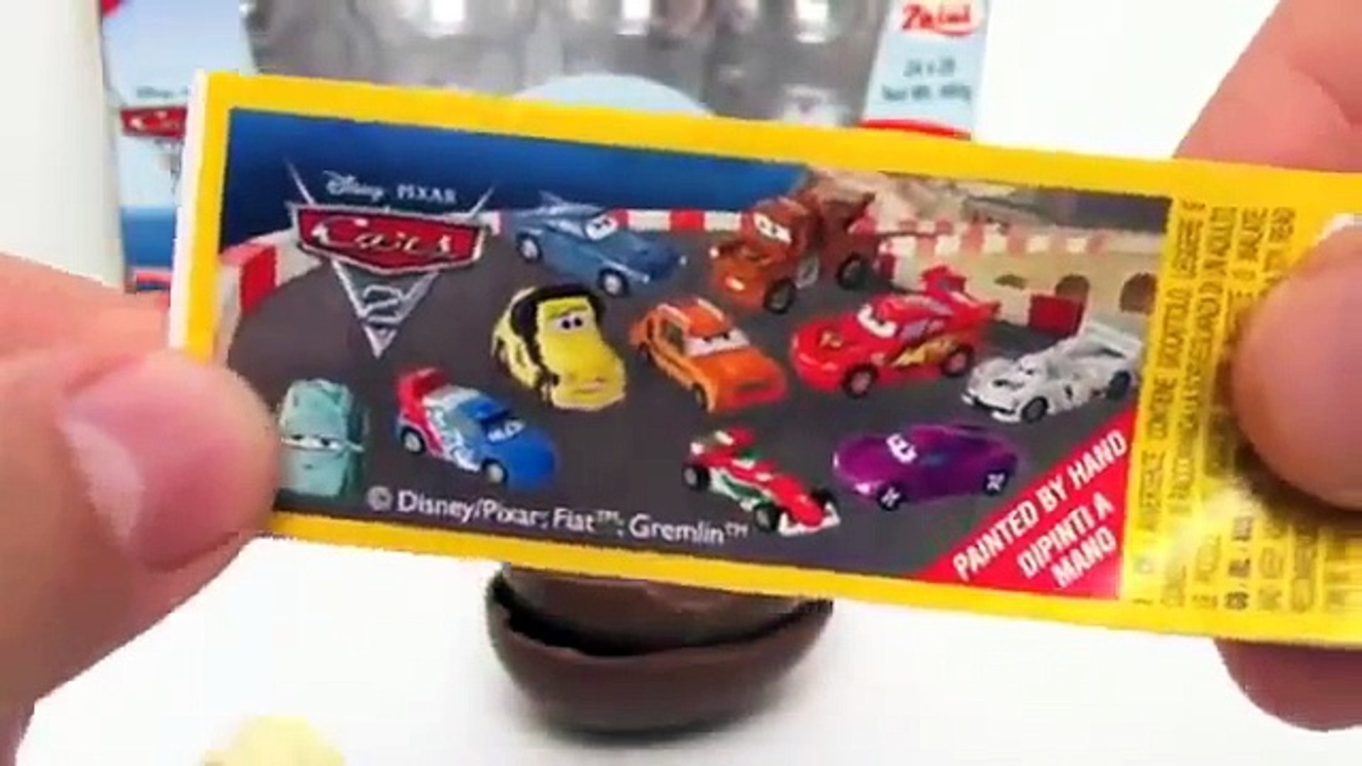Huevos sorpresa Cars 2 Unboxing de Disney Pixar regalos de juguetes de Kinder huevo sorpresa juguete regalo – Видео Dailymotion