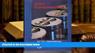 Popular Book  Instructor s Manual for Auto Fundamentals: How and Why of the Design, Construction,