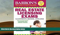 Popular Book  Barron s Real Estate Licensing Exams, 10th Edition (Barron s Real Estate Licensing