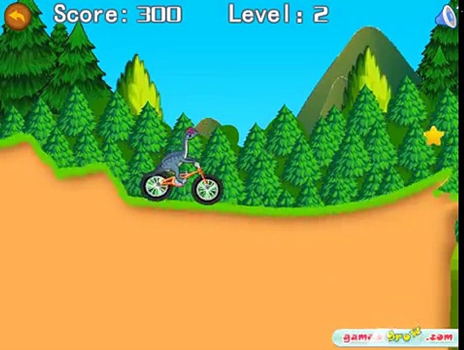 Dinosaur Bike Stunt