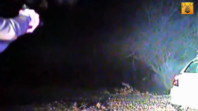 Police Car chase with pit maneuver, Wisconsin