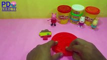 Свинка пеппа учим цвета играть doh мороженое эскимо формы звезды свинка Пеппа веселый и творческий для детей