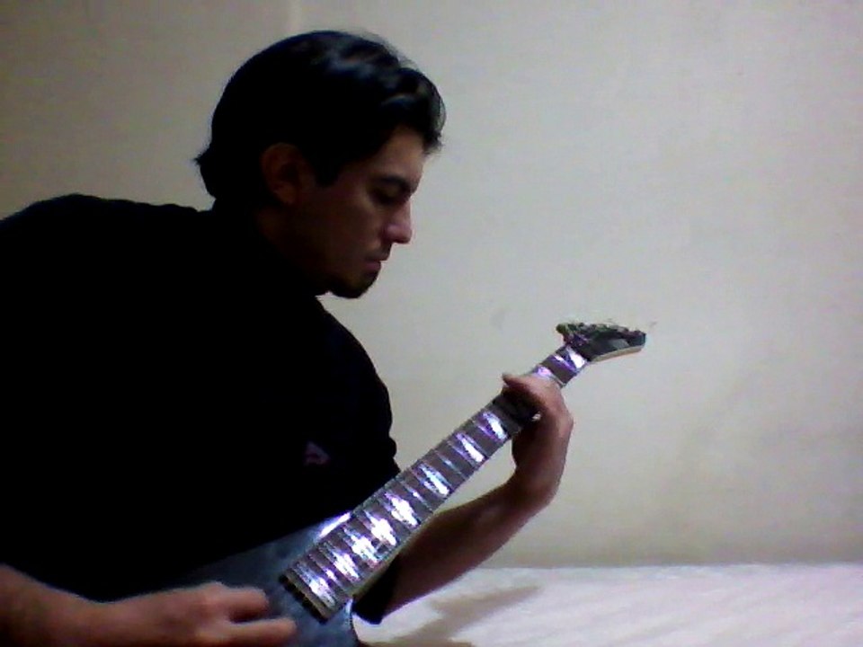 Electric guitar Lead shred Malmsteen solo classical (Alternate picking sweep technique)