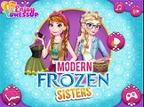 Modern Frozen Sisters | Frozen Princess Elsa and Anna Games | Disney Frozen Games