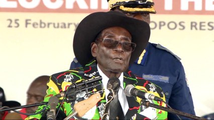 At 93rd birthday bash, Robert Mugabe says he won't quit