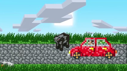 Minecraft for Kids: Minecraft car battles creepers; Minecraft for younger kids | Minecraft Toddlers