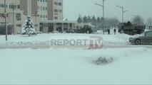 Report TV - Arrin në 1 metër bora në Kukës, kalimi në Rrugën e Kombit me vështirësi