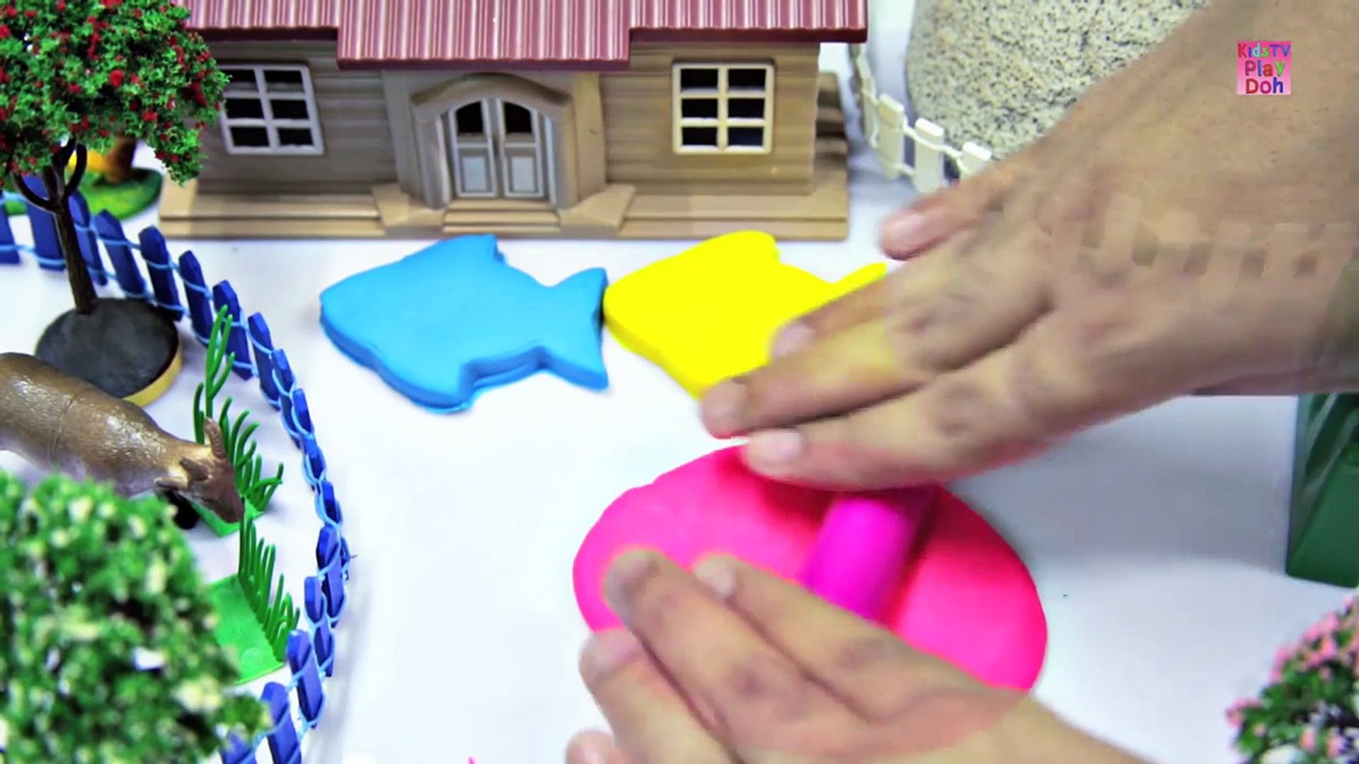 Learn Colors With Play Doh _ Play Doh Videos for Kids _ Kids Learning Videos  _ Play Doh Fish