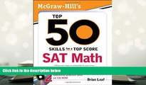 Popular Book  McGraw-Hill s Top 50 Skills for a Top Score: SAT Math  For Trial