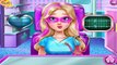 Super Barbie, Rapunzel, Elsa & Anna Brain Doctor Games Compilation