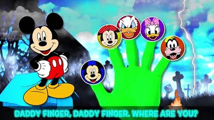 Mickey Mouse Espacio Extraterrestre UFO Crash Aventura Dedo de la Familia de la Canción! Ben 10 Alien Force Dedo