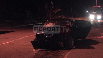 Report TV - Elbasan,1 i vdekur nga përplasja e 2 mjeteve,shkak akulli në rrugë