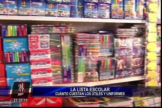 ¿Cuánto se gasta para comprar uniformes y útiles escolares?